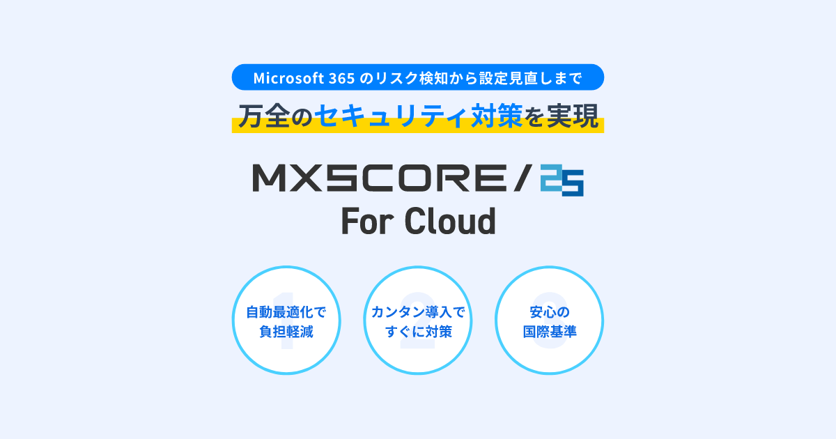 Microsoft365のリスク検知から設定見直しまで万全のセキュリティ対策を